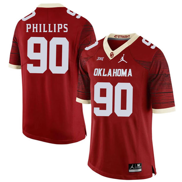 Oklahoma Sooners 90 Jordan Phillips Red 47 Game Winning Streak College Football Jersey Dzhi,We sell and wholesale Oklahoma Sooners 90 Jordan Phillips Red 47 Game Winning Streak College Football Jersey Dzhi on line form chian!